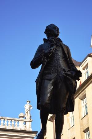 Student Goethe in Leipzig